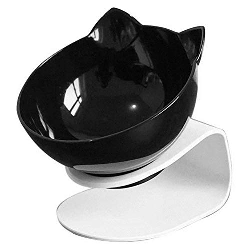 rutschfeste Doppel-Katzenschüssel Hundenapf mit erhöhtem Ständer Haustierbedarf Katzenwasserschale für Katzenfutterschalen für Hundefutter Питатель-style3, Spanien von NIQIU