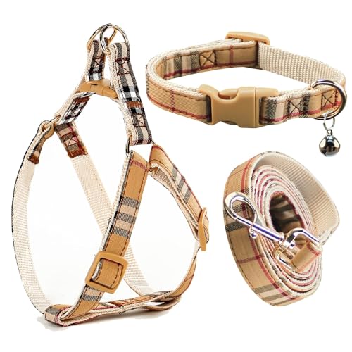 NISIYE Niedliches kariertes Hundehalsband mit Sicherheitsschnalle, verstellbar und kein Ziehen, bequemes Hundehalsband für kleine Welpen, stilvolles, langlebiges Geschenk für Jungen, Mädchen NISIYE Niedliches kariertes Hundehalsband mit Sicherheitsschnalle, verstellbar und kein Ziehen, bequemes Hundehalsband für kleine Welpen, stilvolles, langlebiges Geschenk für Jungen, Mädchen von NISIYE