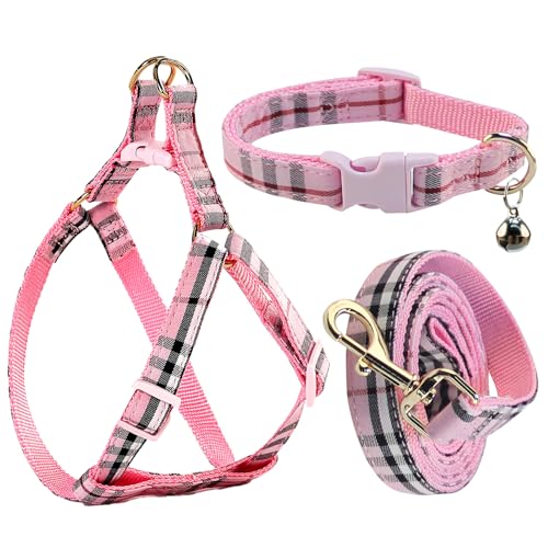 NISIYE Niedliches kariertes Hundehalsband mit Sicherheitsschnalle, verstellbar und kein Ziehen, bequemes Hundehalsband für kleine Welpen, stilvolles, langlebiges Geschenk für Jungen, Mädchen NISIYE Niedliches kariertes Hundehalsband mit Sicherheitsschnalle, verstellbar und kein Ziehen, bequemes Hundehalsband für kleine Welpen, stilvolles, langlebiges Geschenk für Jungen, Mädchen von NISIYE
