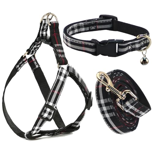 NISIYE Niedliches kariertes Hundehalsband mit Sicherheitsschnalle, verstellbar und kein Ziehen, bequemes Hundehalsband für kleine Welpen, stilvolles, langlebiges Geschenk für Jungen, Mädchen NISIYE Niedliches kariertes Hundehalsband mit Sicherheitsschnalle, verstellbar und kein Ziehen, bequemes Hundehalsband für kleine Welpen, stilvolles, langlebiges Geschenk für Jungen, Mädchen von NISIYE