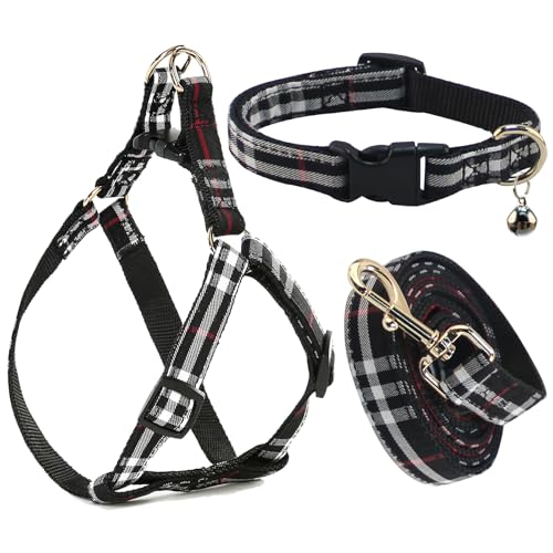 NISIYE Niedliches kariertes Hundehalsband mit Sicherheitsschnalle, verstellbar und kein Ziehen, bequemes Hundehalsband für kleine Welpen, stilvolles, langlebiges Geschenk für Jungen, Mädchen NISIYE Niedliches kariertes Hundehalsband mit Sicherheitsschnalle, verstellbar und kein Ziehen, bequemes Hundehalsband für kleine Welpen, stilvolles, langlebiges Geschenk für Jungen, Mädchen von NISIYE