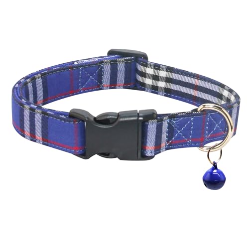 NISIYE Niedliches kariertes Hundehalsband mit Sicherheitsschnalle – verstellbare und bequeme Hundehalsbänder für kleine, mittelgroße und große Hunde, stilvolles Welpenhalsband für Jungen, Mädchen, NISIYE Niedliches kariertes Hundehalsband mit Sicherheitsschnalle – verstellbare und bequeme Hundehalsbänder für kleine, mittelgroße und große Hunde, stilvolles Welpenhalsband für Jungen, Mädchen, von NISIYE