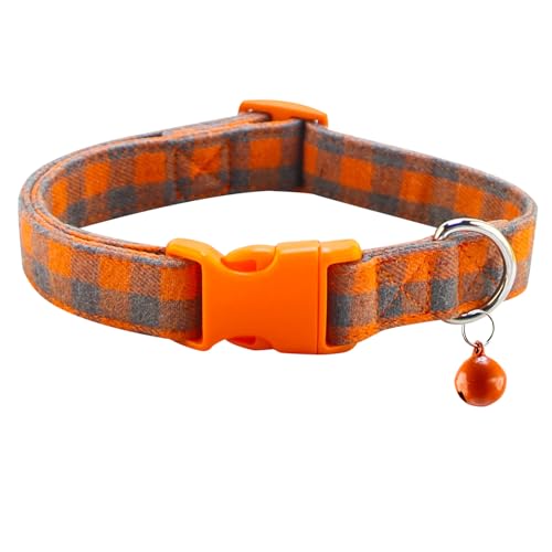 NISIYE Niedliches kariertes Hundehalsband mit Sicherheitsschnalle – verstellbare und bequeme Hundehalsbänder für kleine, mittelgroße und große Hunde, stilvolles Welpenhalsband für Jungen, Mädchen NISIYE Niedliches kariertes Hundehalsband mit Sicherheitsschnalle – verstellbare und bequeme Hundehalsbänder für kleine, mittelgroße und große Hunde, stilvolles Welpenhalsband für Jungen, Mädchen von NISIYE