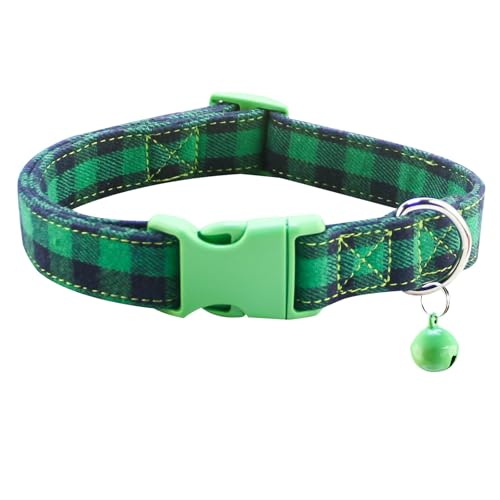NISIYE Niedliches kariertes Hundehalsband mit Sicherheitsschnalle – verstellbare und bequeme Hundehalsbänder für kleine, mittelgroße und große Hunde, stilvolles Welpenhalsband für Jungen, Mädchen NISIYE Niedliches kariertes Hundehalsband mit Sicherheitsschnalle – verstellbare und bequeme Hundehalsbänder für kleine, mittelgroße und große Hunde, stilvolles Welpenhalsband für Jungen, Mädchen von NISIYE