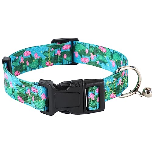 NISIYE Verstellbares Hundehalsband mit Glöckchen, spezielles Design-Muster, sehr bequem, weiches Nylon, atmungsaktiv, Haustierhalsband für kleine, mittelgroße und große Hunde NISIYE Verstellbares Hundehalsband mit Glöckchen, spezielles Design-Muster, sehr bequem, weiches Nylon, atmungsaktiv, Haustierhalsband für kleine, mittelgroße und große Hunde von NISIYE