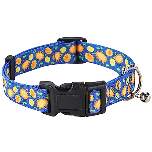 NISIYE Verstellbares Hundehalsband mit Glöckchen, spezielles Design-Muster, sehr bequem, weiches Nylon, atmungsaktiv, Haustierhalsband für kleine, mittelgroße und große Hunde NISIYE Verstellbares Hundehalsband mit Glöckchen, spezielles Design-Muster, sehr bequem, weiches Nylon, atmungsaktiv, Haustierhalsband für kleine, mittelgroße und große Hunde von NISIYE