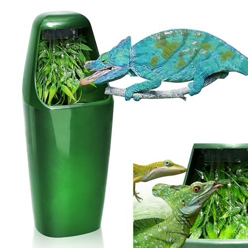 NITTAI 800 ml Reptilien-Wasserspender & Luftbefeuchter, automatisches Trinken, Brunnenwasserzirkulation, Reptilien-Wasserspender, doppelte Filterung, drei Stufen der Wasserdurchflussanpassung, von NITTAI