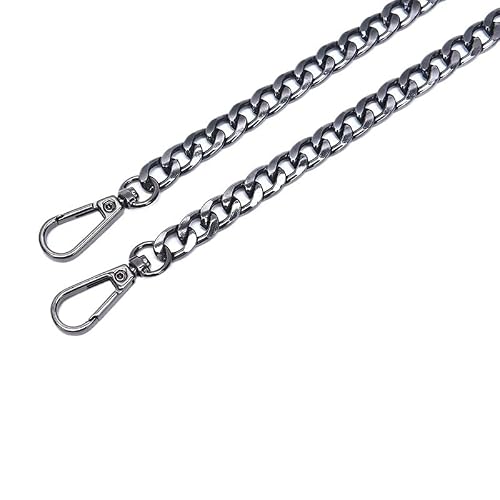 NIUSABOU Brieftasche mit Verlängerung Taschenkette, 1 Stück, 120 cm, Handtasche, DIY-Geldbörsenkette, Taschengriffe, Taschenzubehör, Kette, Kettenriemen(Black) von NIUSABOU
