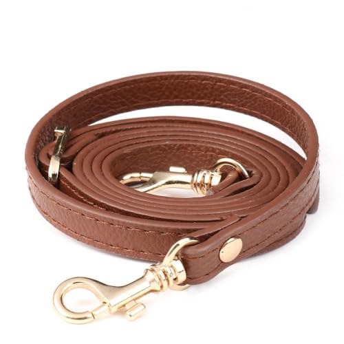 NIUSABOU Brieftasche mit Verlängerung Taschenkette, 120 cm, DIY-Damen-Tasche, Ersatzriemen, Leder, Taschengürtel, Geldbörsengriff, Umhängetasche, Taschenzubehör, Kettenriemen(Light Coffee) von NIUSABOU
