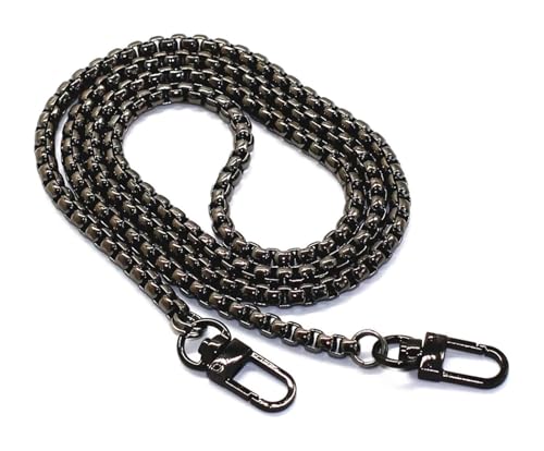 Brieftasche mit Verlängerung Taschenkette 316L Edelstahl Gold Silber Schwarz Basisglied Taschenkettenteile Zubehör Riemen Damen Dicker Gürtel Handtaschenzubehör DIY Kettenriemen(Width 4mm Stely 10,Len Brieftasche mit Verlängerung Taschenkette 316L Edelstahl Gold Silber Schwarz Basisglied Taschenkettenteile Zubehör Riemen Damen Dicker Gürtel Handtaschenzubehör DIY Kettenriemen(Width 4mm Stely 10,Len von NIUSABOU