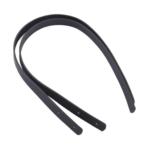 NIUSABOU Brieftasche mit Verlängerung Taschenkette PU-Leder 60 cm DIY Ersatzgriff Handtaschenzubehör Damen Taschengriffe Griffband Band Lederband Kettenband(Black) von NIUSABOU