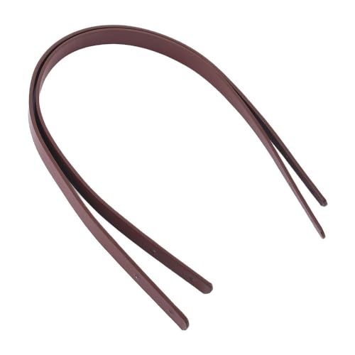 NIUSABOU Brieftasche mit Verlängerung Taschenkette PU-Leder 60 cm DIY Ersatzgriff Handtaschenzubehör Damen Taschengriffe Griffband Band Lederband Kettenband(Dark Coffee) von NIUSABOU