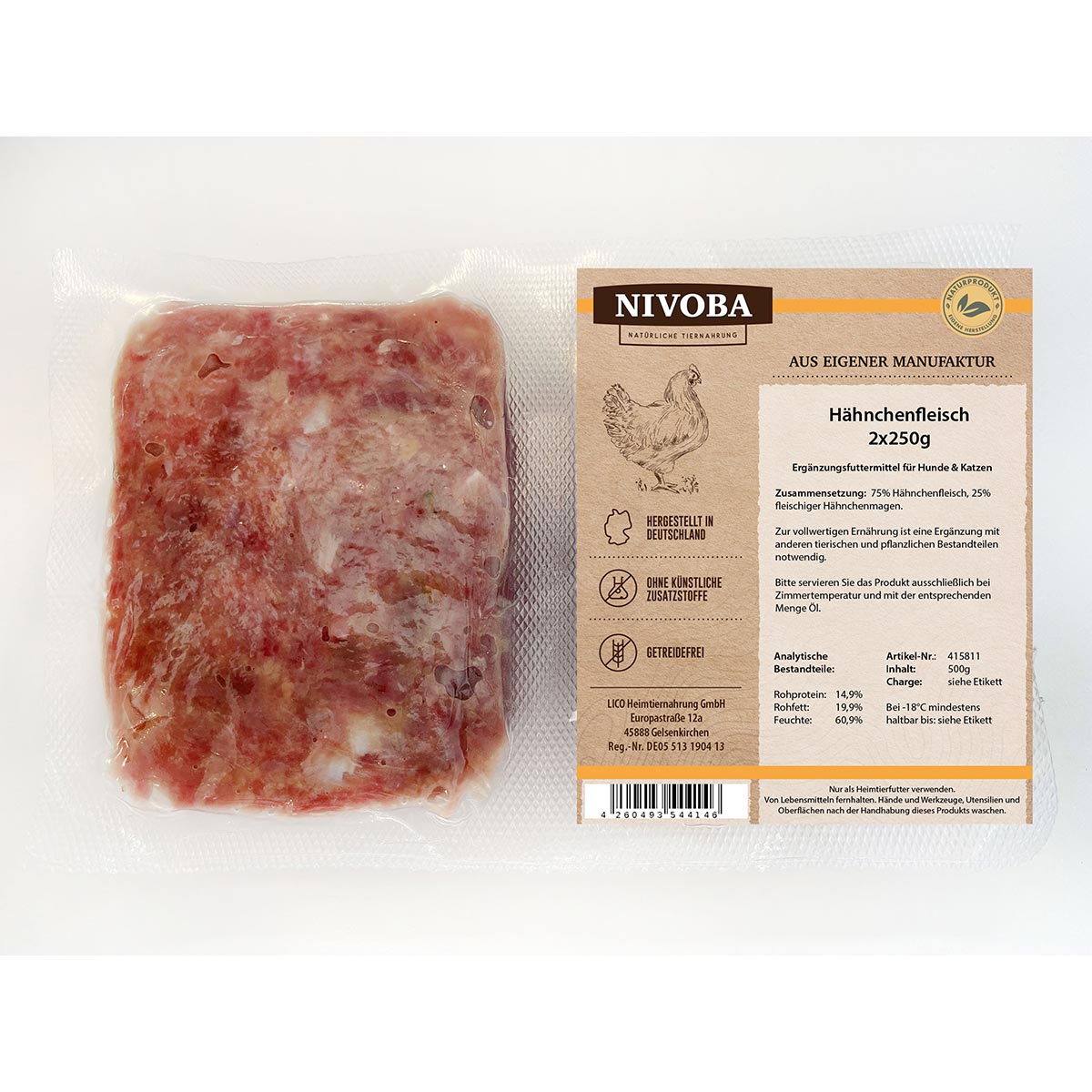 Nivoba Hähnchenfleisch 28x2x250g von NIVOBA