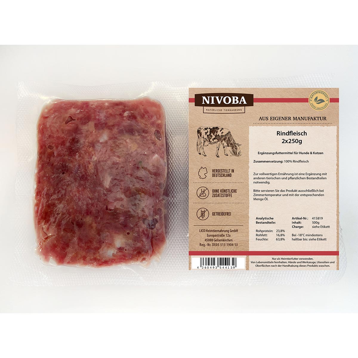 Nivoba Rindfleisch 28x2x250g von NIVOBA