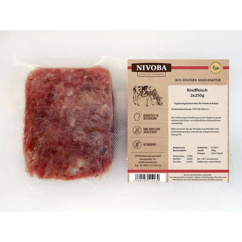 Nivoba Rindfleisch 56x2x250g von NIVOBA