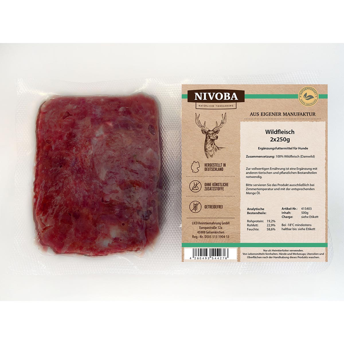 Nivoba Wildfleisch 14x2x250g von NIVOBA