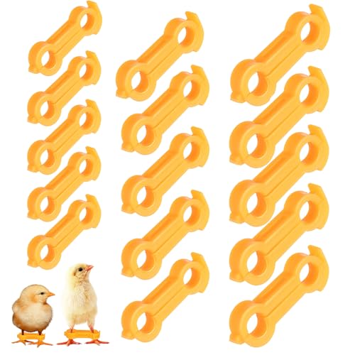 NIYANGLE 15 Stück Baby-Küken-Bein-Bandage, 3 Größen, Kükenbein-Bandage, Geflügel, Beinbänder für Neugeborene, Spruddle, Bein, Vogel, Wachteln, Enten von frisch geschlüpften von NIYANGLE
