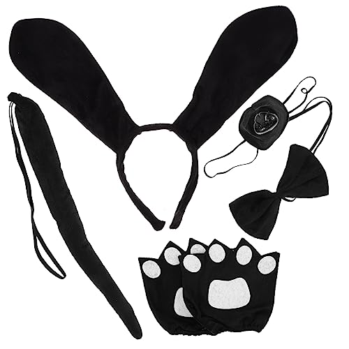NIYANGLE 1Satz Cosplay Kostümset für Teilig mit Hundekostüm Fliege und Zubehör für Fasching Halloween und Kostümpartys NIYANGLE 1Satz Cosplay Kostümset für Teilig mit Hundekostüm Fliege und Zubehör für Fasching Halloween und Kostümpartys von NIYANGLE