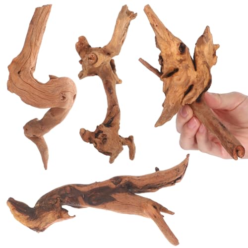 NIYANGLE 4 Stück Natürliches Aquarium-Treibholz 6-8 Zoll Verschiedene Treibholzzweige Einzigartige Gedrehte Zweige Fischtanks Reptilien-Terrarien Treibholz NIYANGLE 4 Stück Natürliches Aquarium-Treibholz 6-8 Zoll Verschiedene Treibholzzweige Einzigartige Gedrehte Zweige Fischtanks Reptilien-Terrarien Treibholz von NIYANGLE