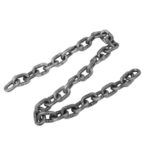 NIYANGLE Halloween Hunde Kette aus Robustem PVC Mittelgroße Realistische Kunststoff kostümkette für Große Hunde Spielerisches Accessoire für Haustiere Leicht und Flexibel Sicher und von NIYANGLE