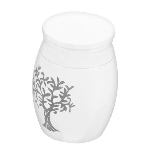 NIYANGLE Kleine Ascheurne Baum Lebens aus Aluminiumlegierung mit Schraubdeckel Luftdicht Leicht für Tierasche und Menschliche Tragbar Gedenkurne für Katzen und Hunde NIYANGLE Kleine Ascheurne Baum Lebens aus Aluminiumlegierung mit Schraubdeckel Luftdicht Leicht für Tierasche und Menschliche Tragbar Gedenkurne für Katzen und Hunde von NIYANGLE