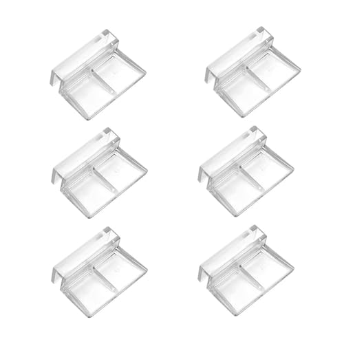 NIYATA Clips für Aquariumdeckel, 6 mm, Halterung für Aquarium, Clips aus Glas, für Aquarien von NIYATA