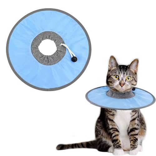 NIYATA Katzenhalsband, Anti-Lecken Body, Post Operatorin, Genesung, Größe L, Erholungshalsband, Elisabethanin, Halskrause für Welpen, Kleine Hunde und Katzen von NIYATA