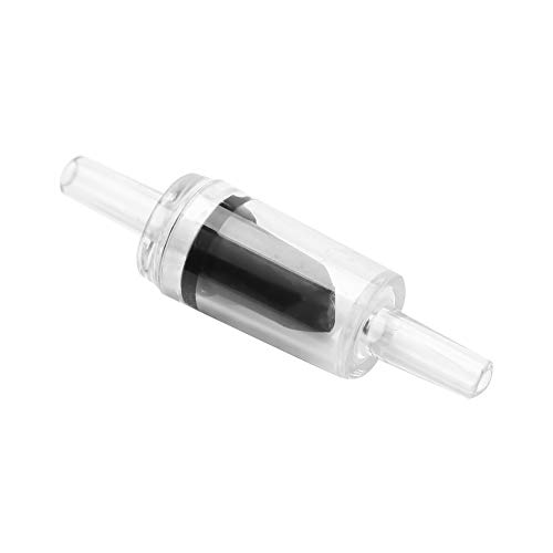 NIZUUONE 10 Stück Einweg-Rückschlagventil für Aquarien, Sauerstoff-Luftpumpe, Rückschlagventil für Aquarium, Sauerstoff-Luftpumpe (Transparentes Schwarz) von NIZUUONE