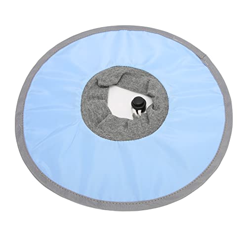 NIZUUONE Einstellbarer Kragenkragen Elisabettian Anti-Kratzer für Katzen, Wasserdichtes Polyestermaterial (L) von NIZUUONE
