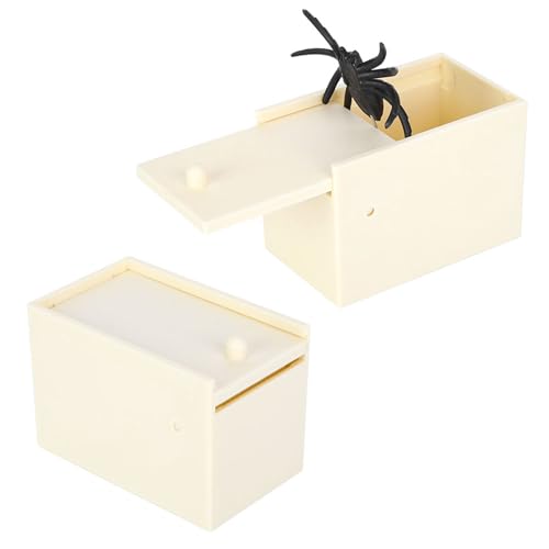 NIZUUONE Fake Spider Box Streichspielzeug Hochsimuliertes Lustiges Trick für Halloween, Aprilscherz Tag/Umweltfreundliche Kunststoffe weiß NIZUUONE Fake Spider Box Streichspielzeug Hochsimuliertes Lustiges Trick für Halloween, Aprilscherz Tag/Umweltfreundliche Kunststoffe weiß von NIZUUONE