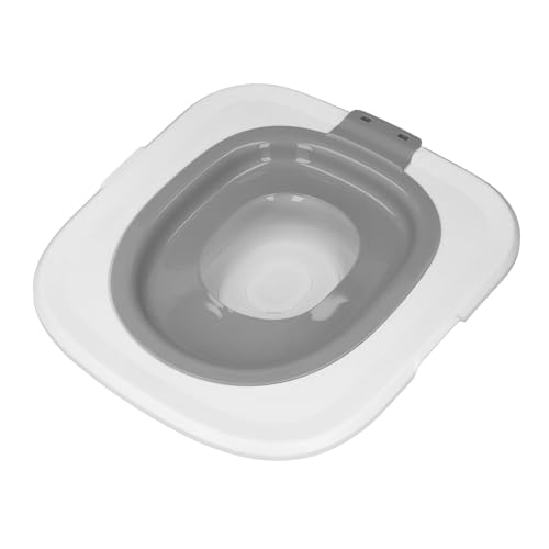 NIZUUONE Katzentoiletten-Trainingsset, Toilettenset, Katzentoilettentrainer, Grau, ABS, Abnehmbar, Wiederverwendbar, mit Leicht zu Reinigendem Design für Alle Katzengrößen NIZUUONE Katzentoiletten-Trainingsset, Toilettenset, Katzentoilettentrainer, Grau, ABS, Abnehmbar, Wiederverwendbar, mit Leicht zu Reinigendem Design für Alle Katzengrößen von NIZUUONE