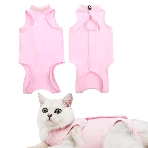 NJCXOLA Cat Body After Surgery Leak Protection Cat Body Operation Castration Body for Cats Body After Surgery Castration Cat Suit Cat Clothing Surgical Body Cat Collar Alternative (2-4 kg) von NJCXOLA