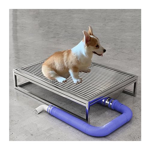 Hundeklo Für Zuhause,Edelstahl Welpentoilette Trainingsunterlage,Einfaches Waschen Hundetoilette Mit Tablett,60 * 40cm von NJDQFA