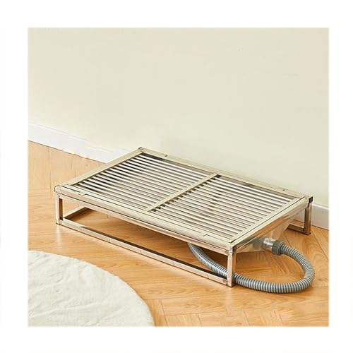 Welpentoilette Trainingsunterlage,Hundetoilette Einfaches Waschen Mit Tablett,Edelstahl Hundeklo Für Zuhause,80 * 50cm Welpentoilette Trainingsunterlage,Hundetoilette Einfaches Waschen Mit Tablett,Edelstahl Hundeklo Für Zuhause,80 * 50cm von NJDQFA