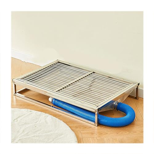 Welpentoilette Trainingsunterlage,Hundetoilette Einfaches Waschen Mit Tablett,Edelstahl Hundeklo Für Zuhause,90 * 60cm von NJDQFA