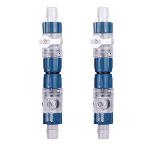 NJTHNTJR 2Stück 20 mm Aquarium-Filter, Wasserschlauch, Durchflusskontrolle, Doppelhahn, Schnellverschluss-Anschluss, Aquarium-Filter, Zubehör Ersetzen NJTHNTJR 2Stück 20 mm Aquarium-Filter, Wasserschlauch, Durchflusskontrolle, Doppelhahn, Schnellverschluss-Anschluss, Aquarium-Filter, Zubehör Ersetzen von NJTHNTJR