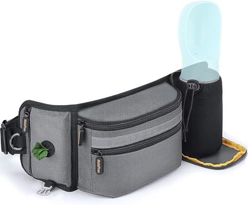 Leckerlitasche für Hunde Leckerlis & Hundezubehör, Herren Wasserabweisend Hüfttasche mit Flaschenhalter, Multifunktionale Gurt Verstellt Bauchtasche für Wandern, Outdoor-Aktivitäten Leckerlitasche für Hunde Leckerlis & Hundezubehör, Herren Wasserabweisend Hüfttasche mit Flaschenhalter, Multifunktionale Gurt Verstellt Bauchtasche für Wandern, Outdoor-Aktivitäten von NKFOOPDU