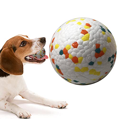Hundespielzeug, Unzerstörbares Kauspielzeug für Hunde, Vollgummi, Hüpfend aus Reinem Gummi, auf Dem Wasser Schwimmend, für Kleine, Mittelgroße Hunderassen, Wasserspielzeug für Den Innen- und(#2) von NLDGR
