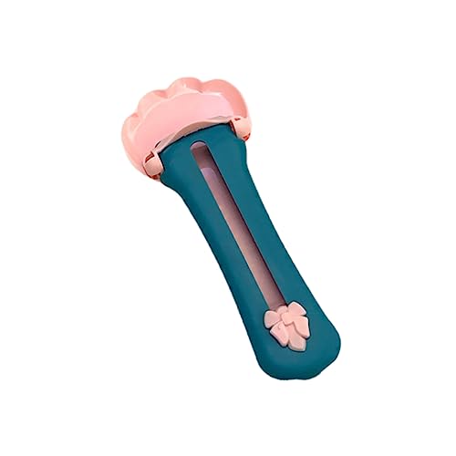 Katzenfutterspender, Katzenkrallenförmiger Katzenstreifen-Quetschlöffel, Katzenstreifen-Quetschlöffel, Katzenkrallenförmiger Katzenfutterdosenlöffel, Multifunktionaler (Blue+pink) von NLDGR