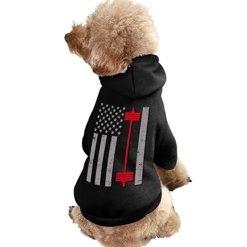 American Power Weight Lifting Warmer Hunde-Kapuzenpullover, süßes Hundekostüm, Sweatshirt, gemütliche Haustierkleidung, M American Power Weight Lifting Warmer Hunde-Kapuzenpullover, süßes Hundekostüm, Sweatshirt, gemütliche Haustierkleidung, M von NLWQEKV