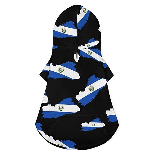 Flagge von EL Salvador4 Hunde-Kapuzenpullover, luxuriöse Hundekleidung, Winter-Hundejacke, Haustierkleidung, Kapuzenpullover, französische Bulldogge, Teddy, Mops, Welpenkleidung, XL Flagge von EL Salvador4 Hunde-Kapuzenpullover, luxuriöse Hundekleidung, Winter-Hundejacke, Haustierkleidung, Kapuzenpullover, französische Bulldogge, Teddy, Mops, Welpenkleidung, XL von NLWQEKV