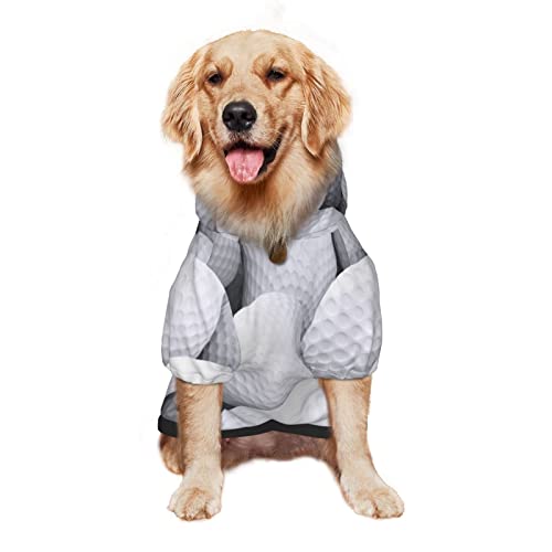 Großer Hunde-Kapuzenpullover, 3D-Golfbälle-Muster, Haustier-Kleidung, Pullover mit Mütze, weicher Katzen-Outfit-Mantel, groß Großer Hunde-Kapuzenpullover, 3D-Golfbälle-Muster, Haustier-Kleidung, Pullover mit Mütze, weicher Katzen-Outfit-Mantel, groß von NLWQEKV