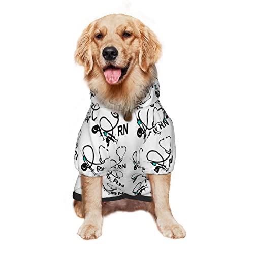 Großer Hunde-Kapuzenpullover, RegisteredRn-Geschenk, Haustier-Kleidung, Pullover mit Mütze, weicher Katzen-Outfit-Mantel, groß Großer Hunde-Kapuzenpullover, RegisteredRn-Geschenk, Haustier-Kleidung, Pullover mit Mütze, weicher Katzen-Outfit-Mantel, groß von NLWQEKV