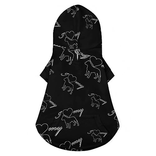 Ich Liebe Meinen Pitbull-Hund, Hunde-Kapuzenpullover, luxuriöse Hundekleidung, Winter-Hundejacke, Haustierkleidung, Kapuzenpullover, französische Bulldogge, Teddy, Mops, Welpenkleidung, XL Ich Liebe Meinen Pitbull-Hund, Hunde-Kapuzenpullover, luxuriöse Hundekleidung, Winter-Hundejacke, Haustierkleidung, Kapuzenpullover, französische Bulldogge, Teddy, Mops, Welpenkleidung, XL von NLWQEKV
