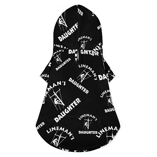 Lovely Lineman Hunde-Kapuzenpullover, luxuriöse Hundekleidung, Winter-Hundejacke, Haustierkleidung, Kapuzenpullover, französische Bulldogge, Teddy, Mops, Welpenkleidung, L Lovely Lineman Hunde-Kapuzenpullover, luxuriöse Hundekleidung, Winter-Hundejacke, Haustierkleidung, Kapuzenpullover, französische Bulldogge, Teddy, Mops, Welpenkleidung, L von NLWQEKV