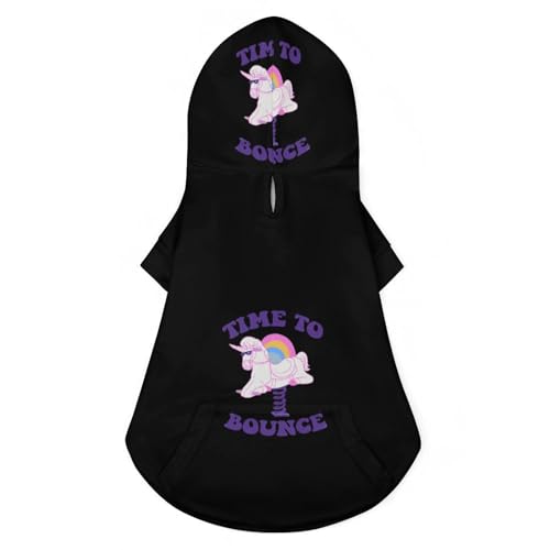 Lustige Einhorn-Haustier-Kapuzenpullover, Bedruckt, Haustierkleidung, Warmer Pullover, Pullover, Haustierjacke für Hund und Katze, L Lustige Einhorn-Haustier-Kapuzenpullover, Bedruckt, Haustierkleidung, Warmer Pullover, Pullover, Haustierjacke für Hund und Katze, L von NLWQEKV