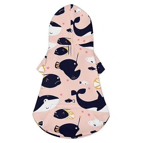 Niedliche Meerestiere, Killerwal, Angler, Fisch, Hunde-Kapuzenpullover, luxuriöse Hundekleidung, Winter-Hundejacke, Haustierkleidung, Kapuzenpullover, französische Bulldogge, Teddy, Mops, Welpenkleidu Niedliche Meerestiere, Killerwal, Angler, Fisch, Hunde-Kapuzenpullover, luxuriöse Hundekleidung, Winter-Hundejacke, Haustierkleidung, Kapuzenpullover, französische Bulldogge, Teddy, Mops, Welpenkleidu von NLWQEKV