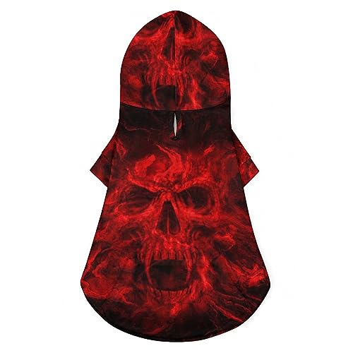 Roter Flammen-Schädel-Hunde-Kapuzenpullover, luxuriöse Hundekleidung, Winter-Hundejacke, Haustier-Kleidung, Kapuzenpullover, französische Bulldogge, Teddy, Mops, Welpenkleidung, M Roter Flammen-Schädel-Hunde-Kapuzenpullover, luxuriöse Hundekleidung, Winter-Hundejacke, Haustier-Kleidung, Kapuzenpullover, französische Bulldogge, Teddy, Mops, Welpenkleidung, M von NLWQEKV