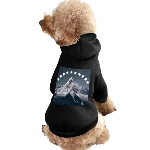 Snow Mountain Scenery Stars Haustier-Hunde-Kapuzenpullover, Hundekleidung für kleine Hunde, Weste, Chihuahua-Kleidung, Warmer Mantel, Jacke, Herbst, Welpen-Outfits, Katzen, Hunde, Kleidung, XS Snow Mountain Scenery Stars Haustier-Hunde-Kapuzenpullover, Hundekleidung für kleine Hunde, Weste, Chihuahua-Kleidung, Warmer Mantel, Jacke, Herbst, Welpen-Outfits, Katzen, Hunde, Kleidung, XS von NLWQEKV
