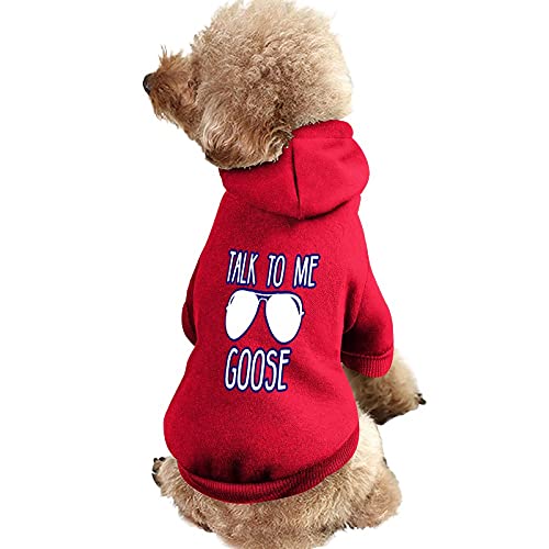 Sprechen Sie mit Mir, Gänse-Hunde-Sweatshirt, Warmer Haustier-Kapuzenpullover für Katzen und Hunde Sprechen Sie mit Mir, Gänse-Hunde-Sweatshirt, Warmer Haustier-Kapuzenpullover für Katzen und Hunde von NLWQEKV